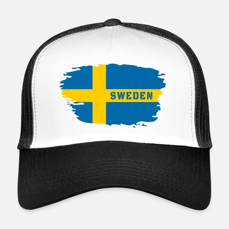 Drapeau de la Suède / Cadeau Scandinavie Stockholm Casquette trucker 