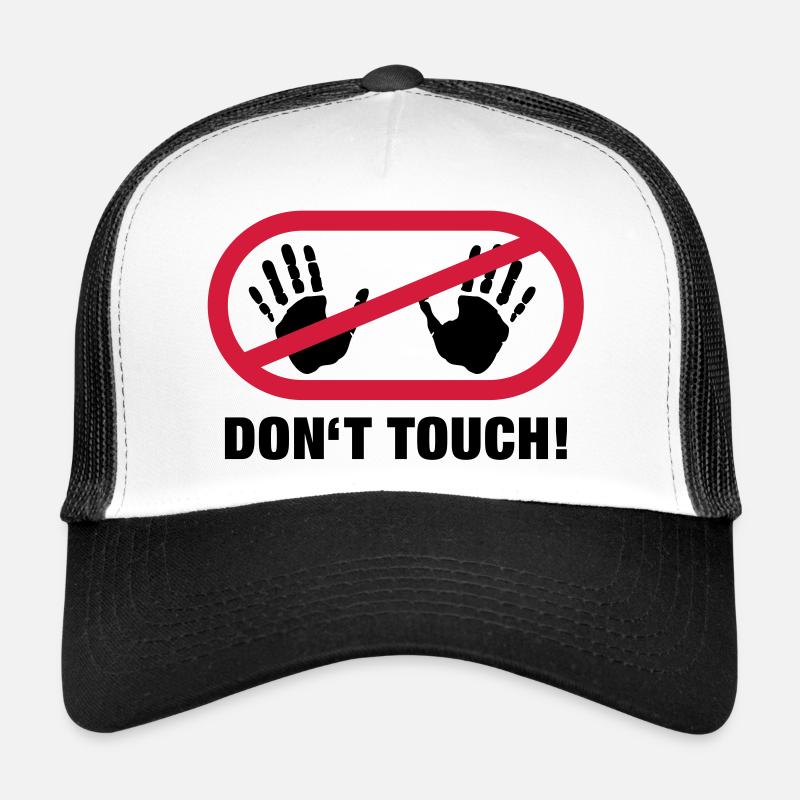 dont_touch_1__f2 Trucker Cap