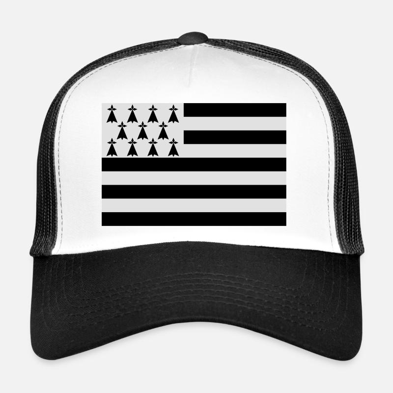 Bretagne ! - Casquette trucker - blanc/noir