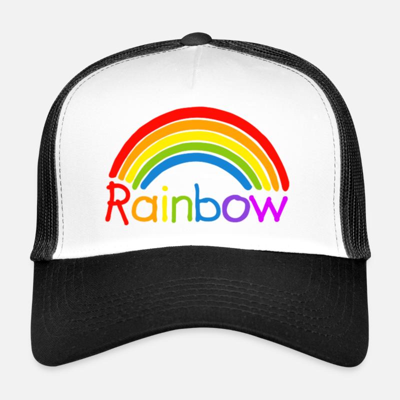 Rainbow rainbow LGBT Trucker Cap