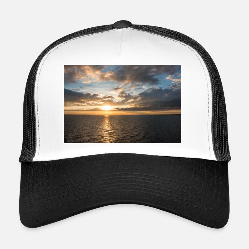Sunset on the sea Trucker Cap