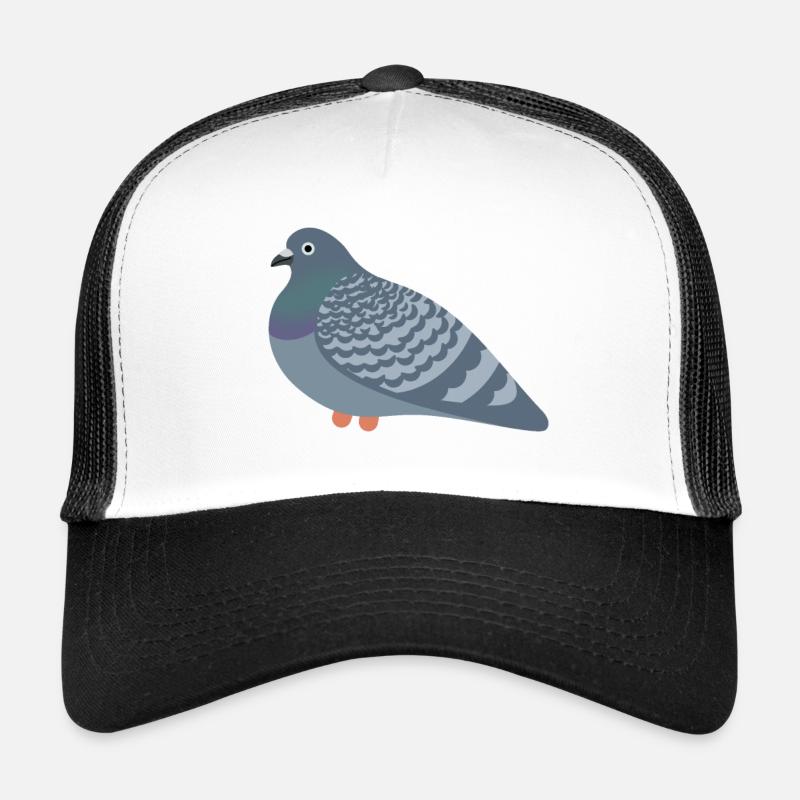 Cookie Pigeon Friend - Trucker Cap - white/black
