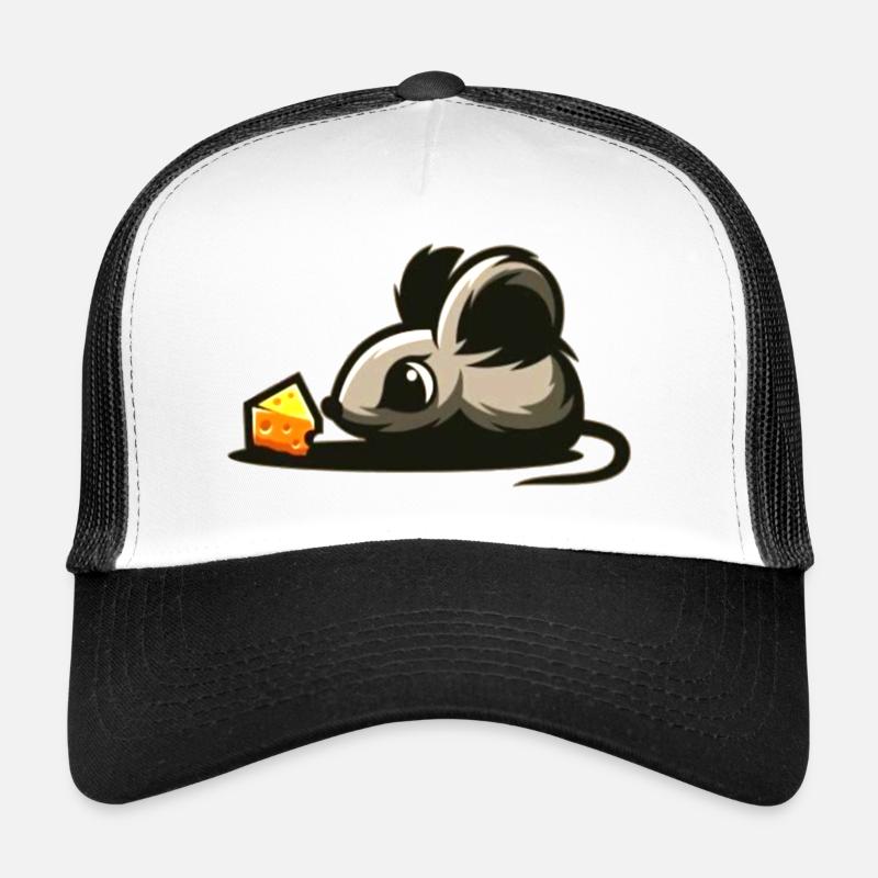 Souris de bébé avec fromage Casquette trucker 