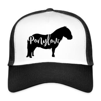 Pony Love Pony Love - Trucker Cap - white/black - Front