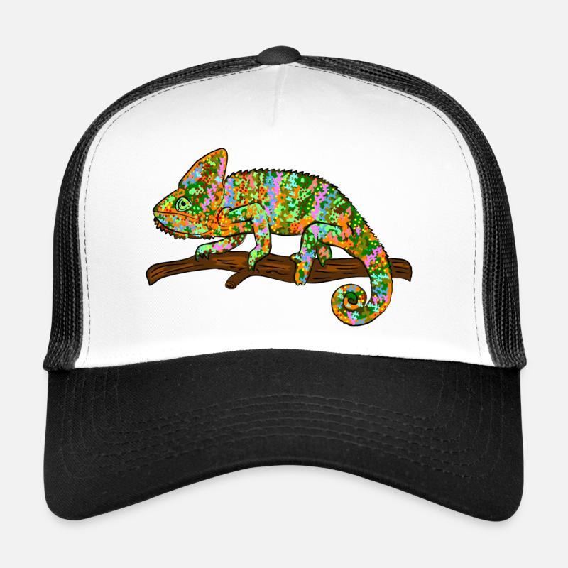 Chamäleon Exotisch Trucker Cap