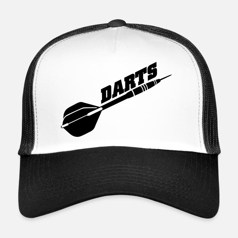 darts - Trucker Cap - Weiß/Schwarz