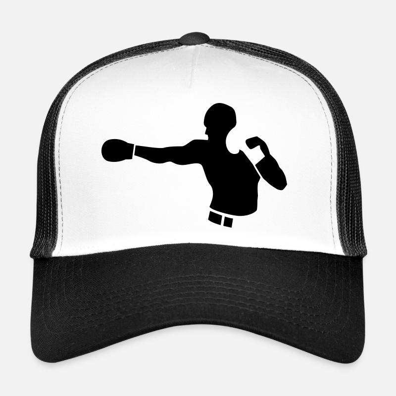 Boxen - Trucker Cap - Weiß/Schwarz