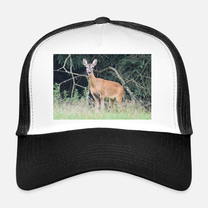 Deer forest - Trucker Cap - white/black
