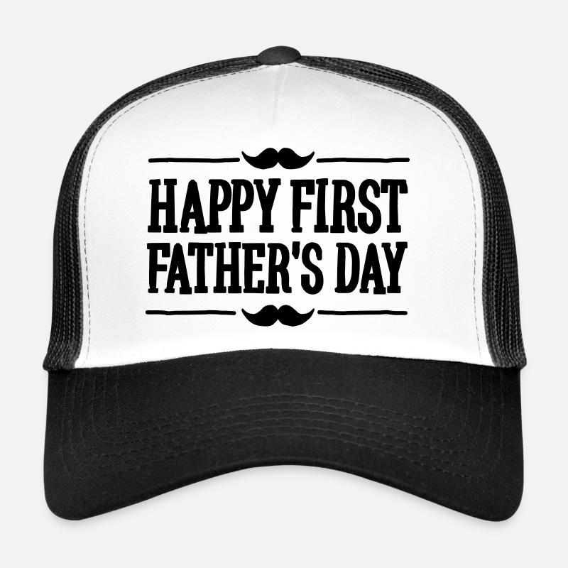 Happy 1st ( first ) father's day Trucker Cap