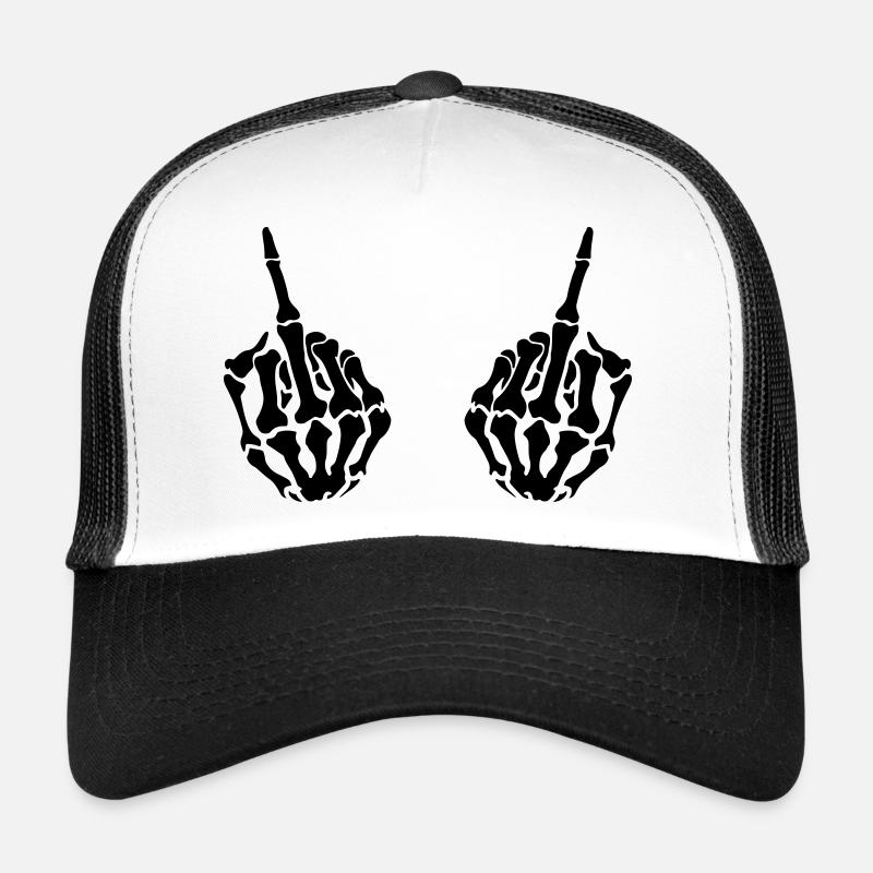 hands middlefinger Trucker Cap