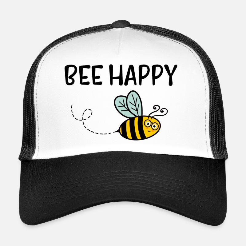 Bee Happy Trucker Cap