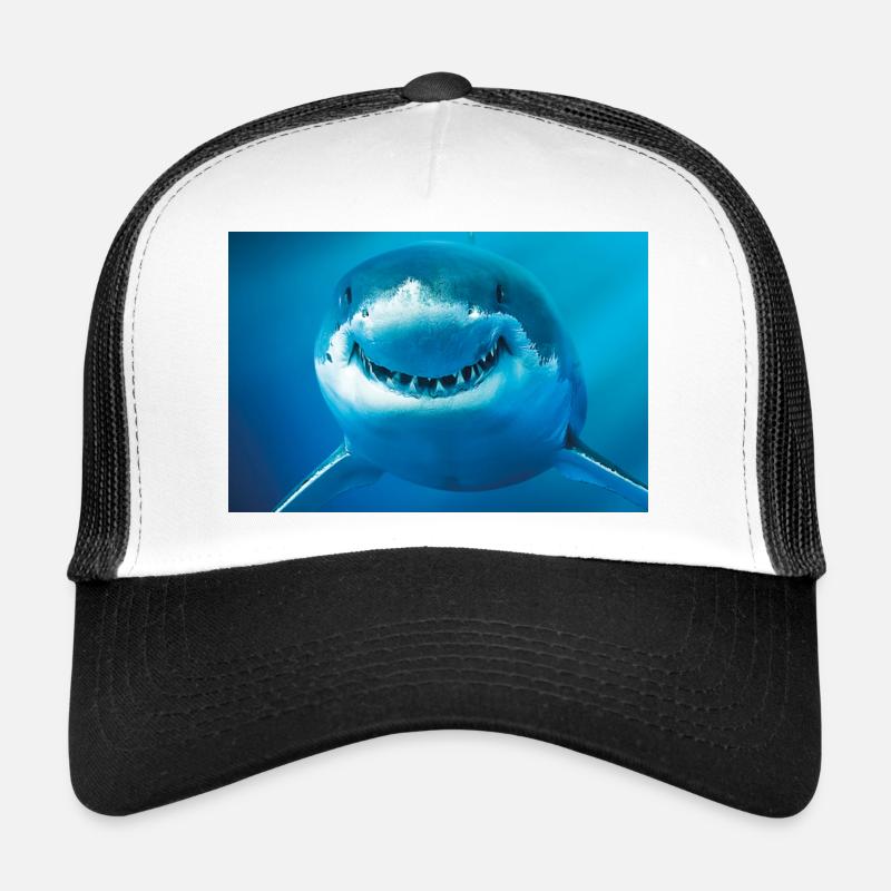 Lächelnder Hai unter Wasser Trucker Cap