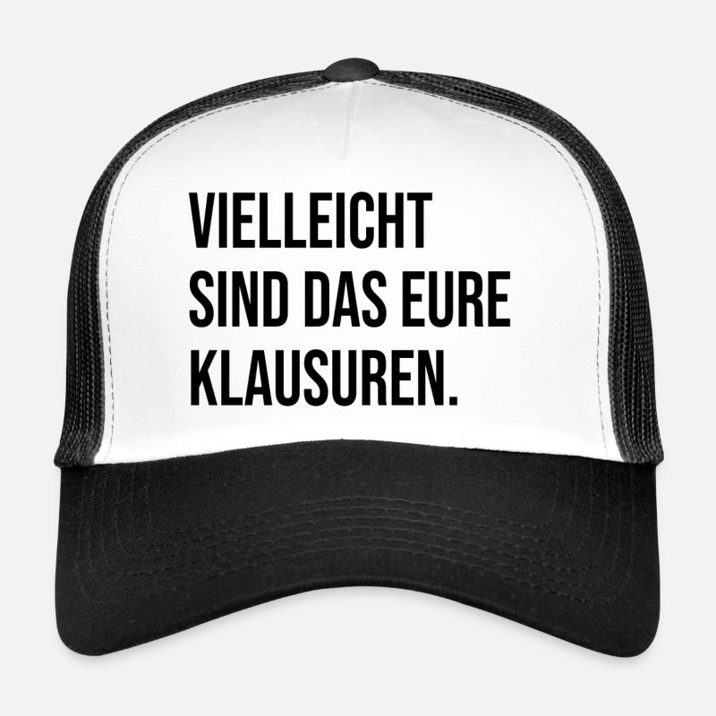 Vielleicht sind das eure Klausuren Trucker Cap