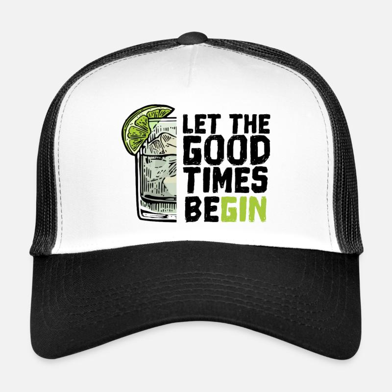 Gin and Tonic Que le bon temps commence Casquette trucker 