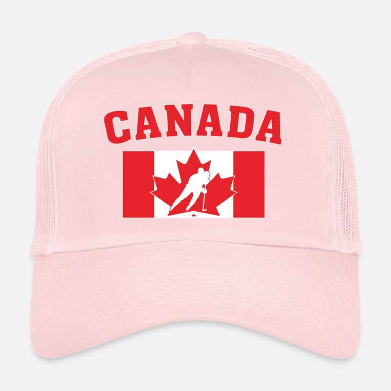 Drapeau du Canada de hockey Casquette trucker 