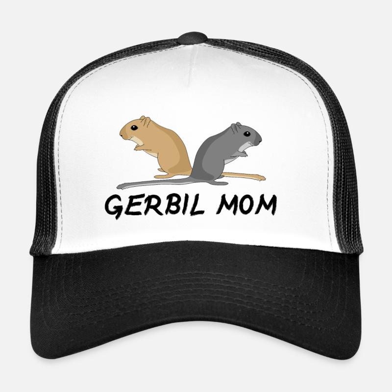 Gerbil Mom - Souris de course - Souris de course du désert - Souris Casquette trucker 