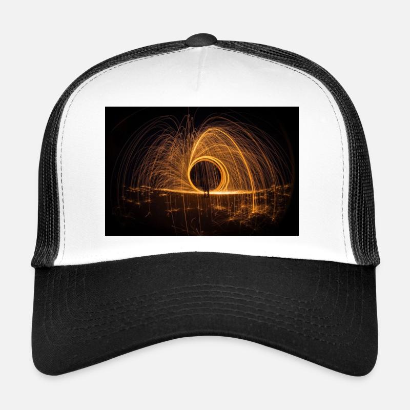 Gold Funke - Trucker Cap - Weiß/Schwarz