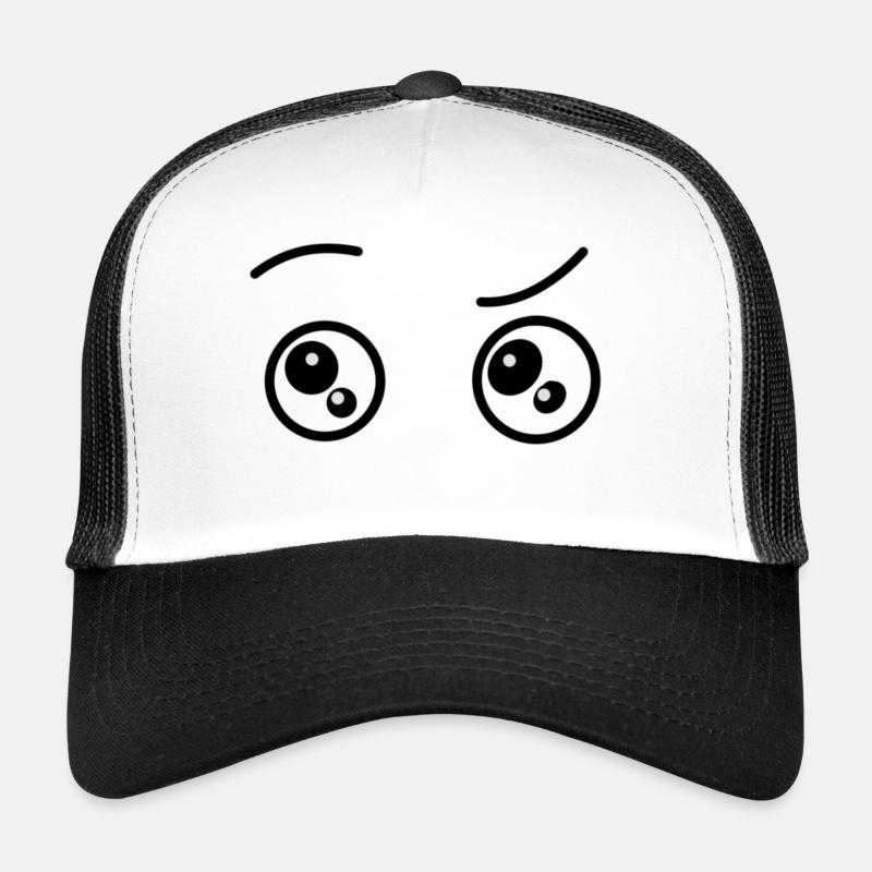 Cartoon Augen Trucker Cap