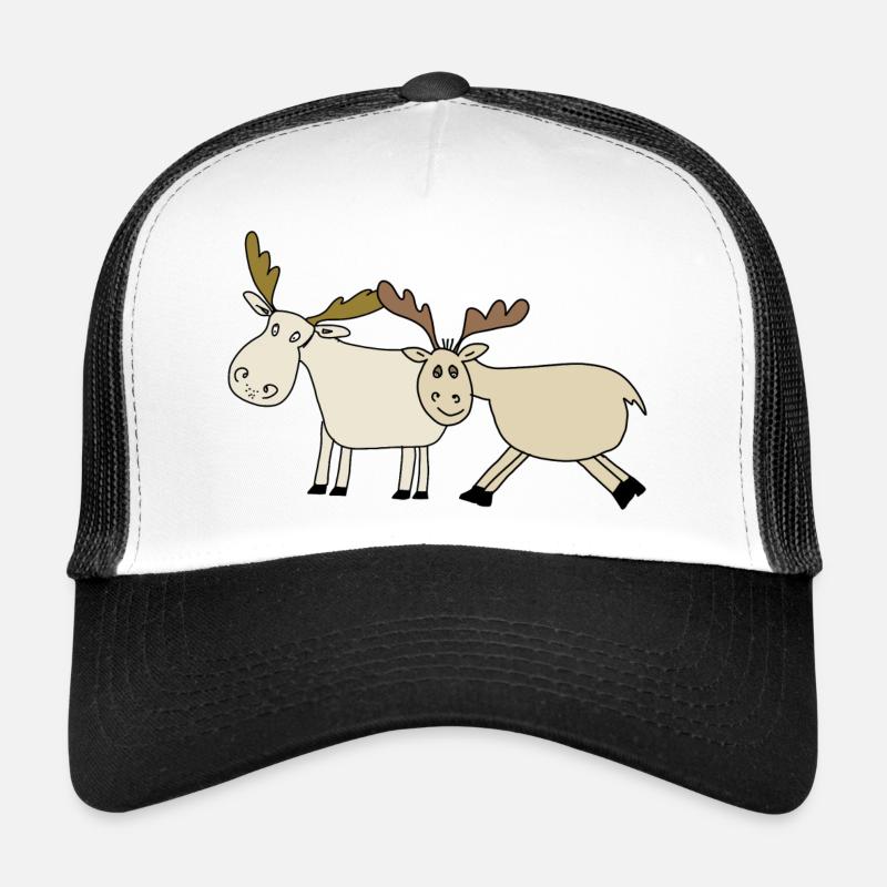 Elche - Trucker Cap - Weiß/Schwarz