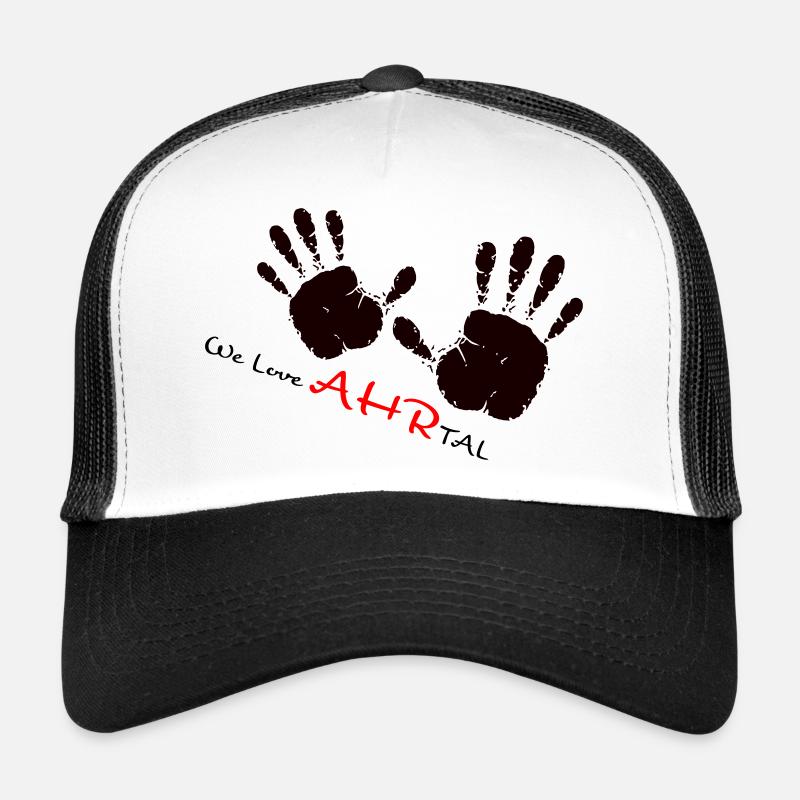 We Love Ahrtal - Trucker Cap - Weiß/Schwarz