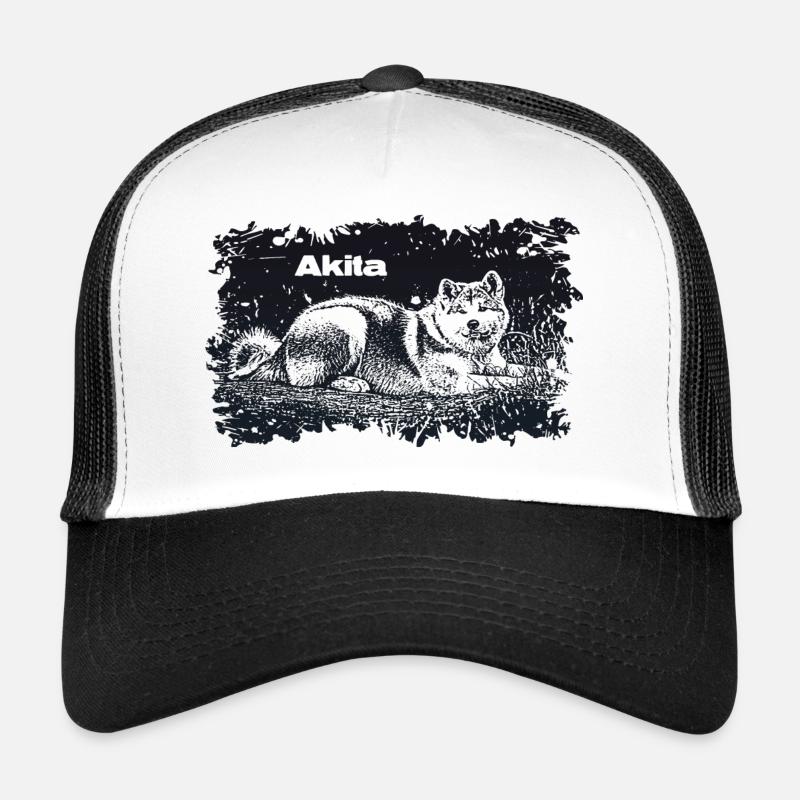 Akita - Trucker Cap - Weiß/Schwarz