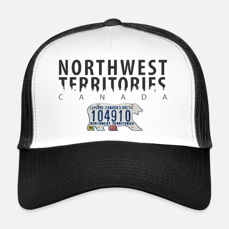 Northwest Territories mit Polar bear licence plate Trucker Cap