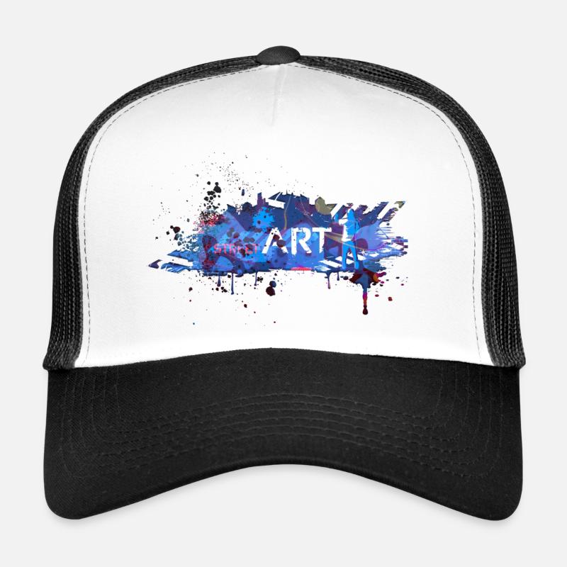 Graffiti-Spray Trucker Cap