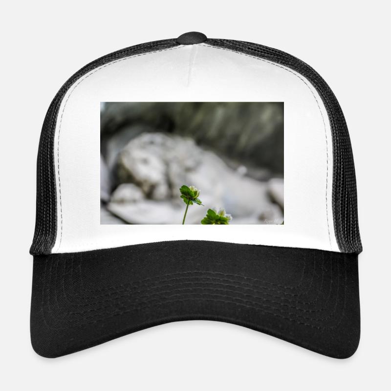 Lion Monument - Casquette trucker  - blanc/noir