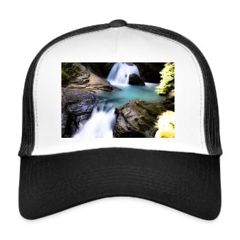 Keiner Wasserfall - Trucker Cap - Weiß/Schwarz - Vorne