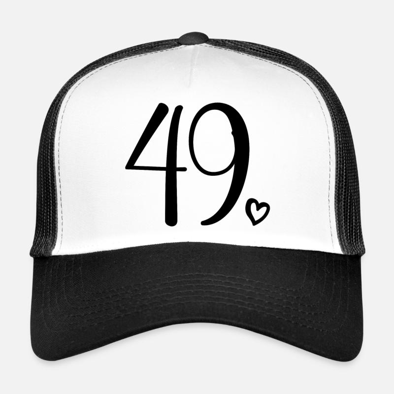 Mignon numéro 49, 49 ans, cadeau de 49e anniversaire Casquette trucker 