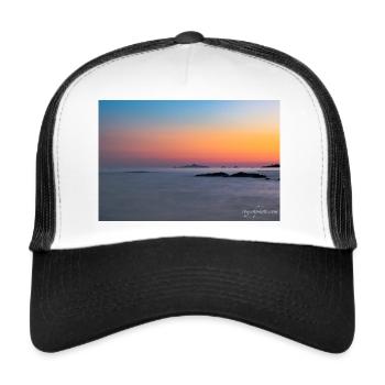Îles Sanguinaires at sunset - Trucker Cap - white/black - Front