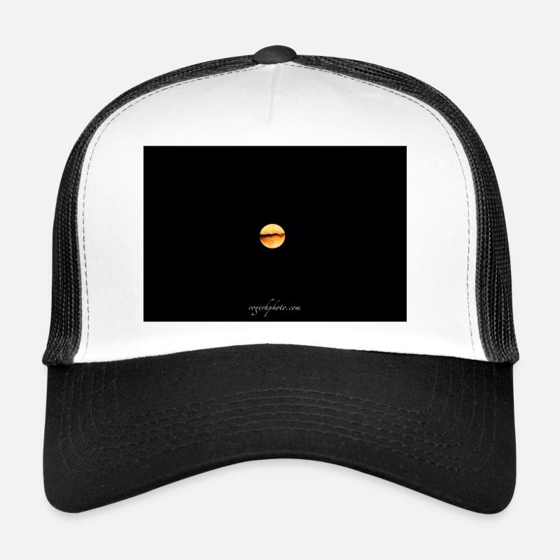 Full moon with cloud Trucker Cap