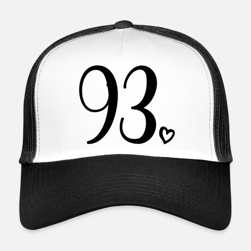 Mignon numéro 93, 93 ans, cadeau de 93e anniversaire Casquette trucker 