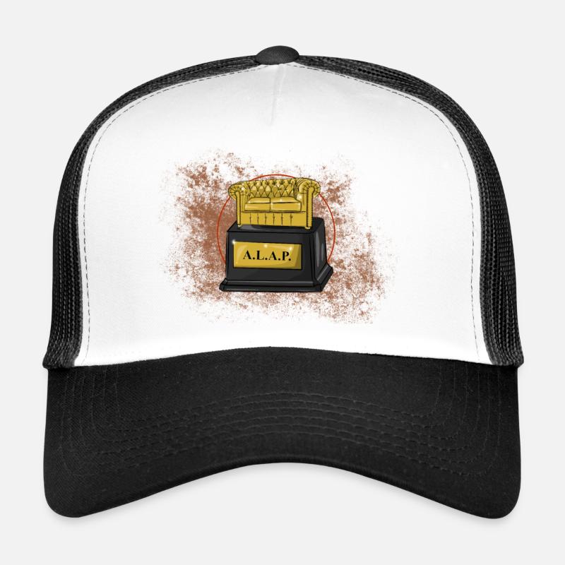 DrawingA.L.A.P. As Lazy as possible Trucker Cap