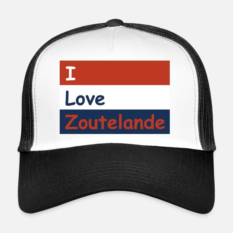 Drapeau J’aime Zoutelande Casquette trucker 