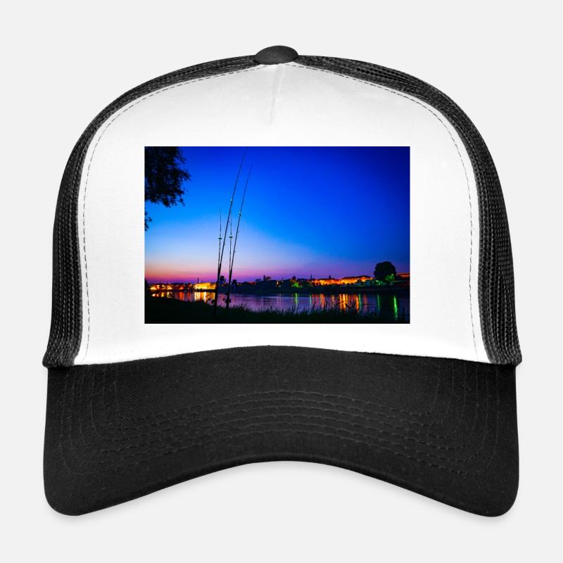 Dresden Elbe - Trucker Cap - Weiß/Schwarz