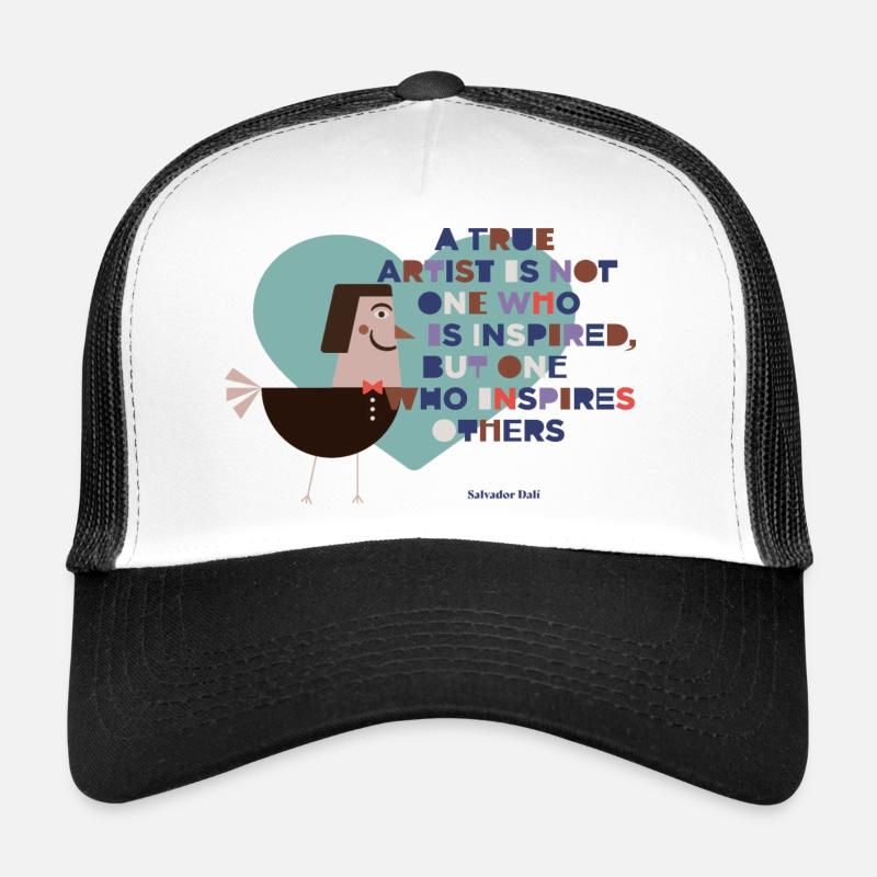 Famous Artist - Trucker Cap - white/black