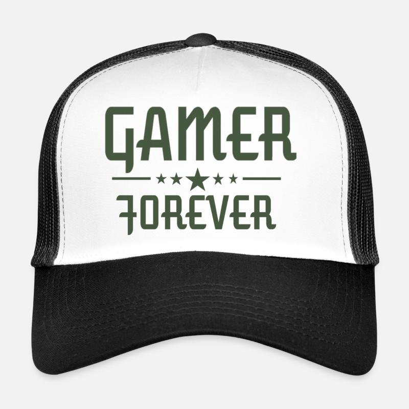Gamer Forever New Level Update Design Trucker Cap