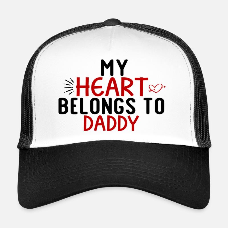 Mon cœur appartient à papa Casquette trucker 