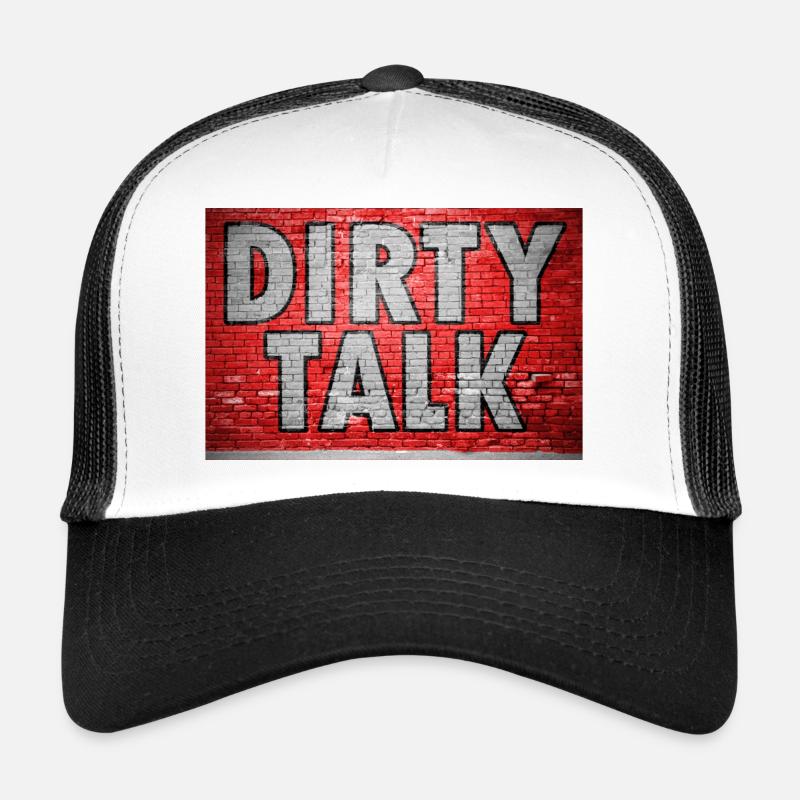 Dirty Talk Graffiti Mur de briques Casquette trucker 