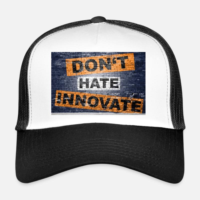 hassen Sie nicht innovate Say Lettering Graffiti Trucker Cap