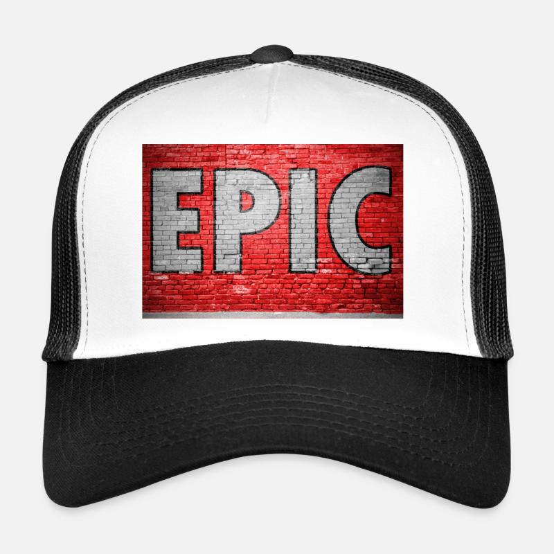 Epic Brick Wall Graffiti Trucker Cap