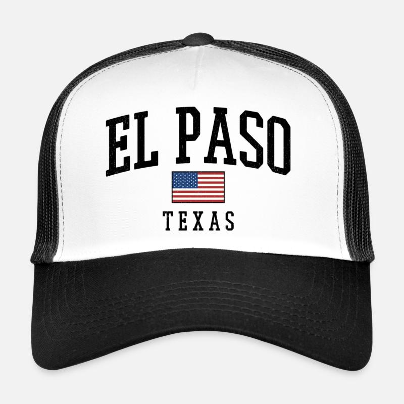 El Paso Texas Retro Shirt Trucker Cap