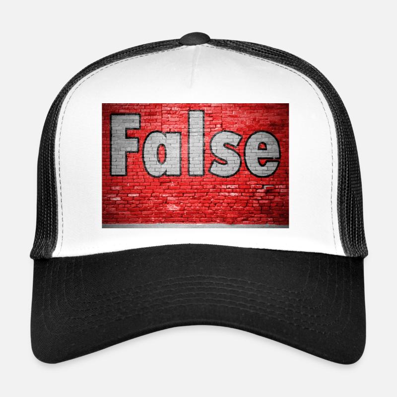 False Brick Wall Graffiti Trucker Cap