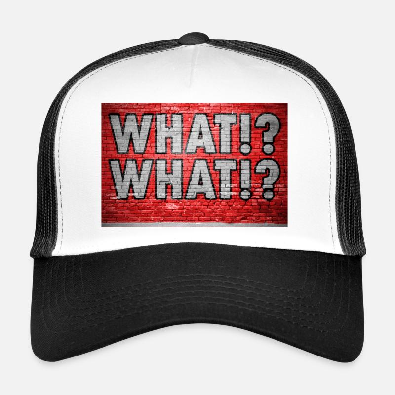 Quoi!? Quoi!? Graffiti Casquette trucker 