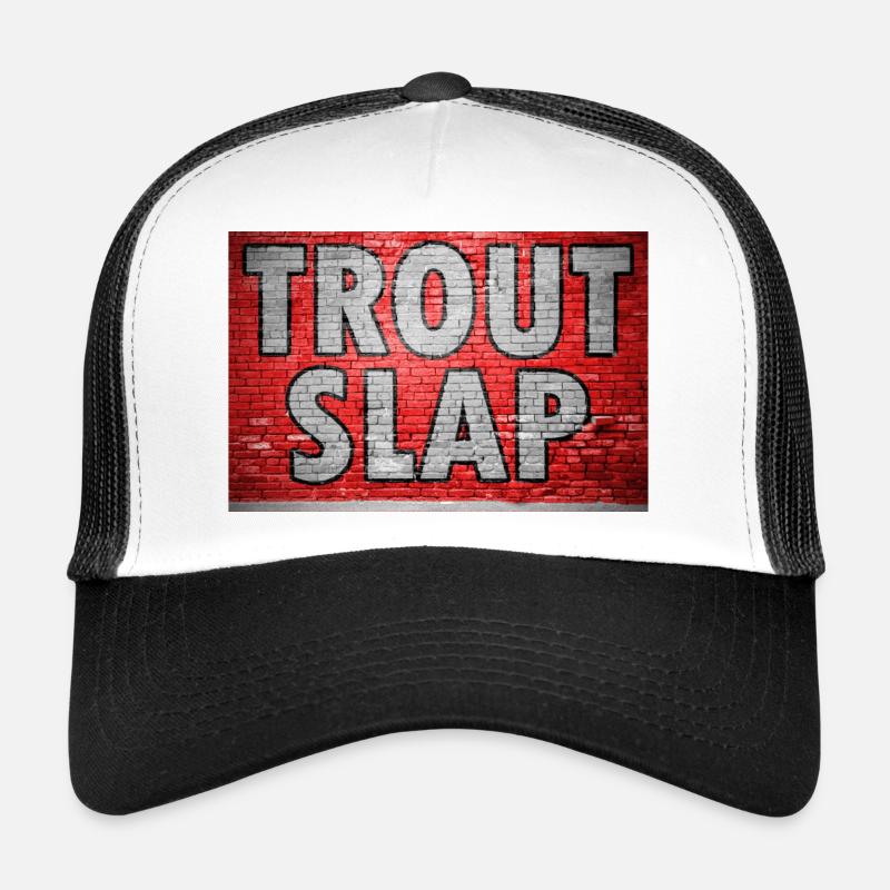 Trout Slap Ziegelsteinmauer Graffiti Trucker Cap