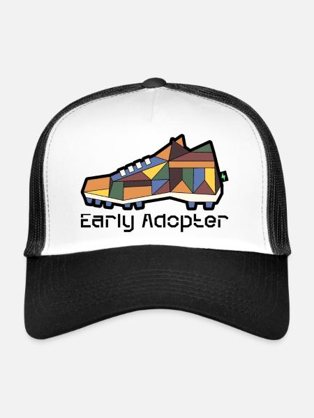 Shoe 9 - Trucker Cap - white/black - Front