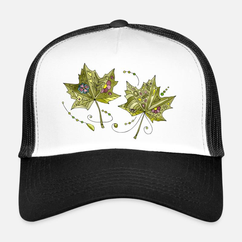 Liste - Trucker Cap - Weiß/Schwarz