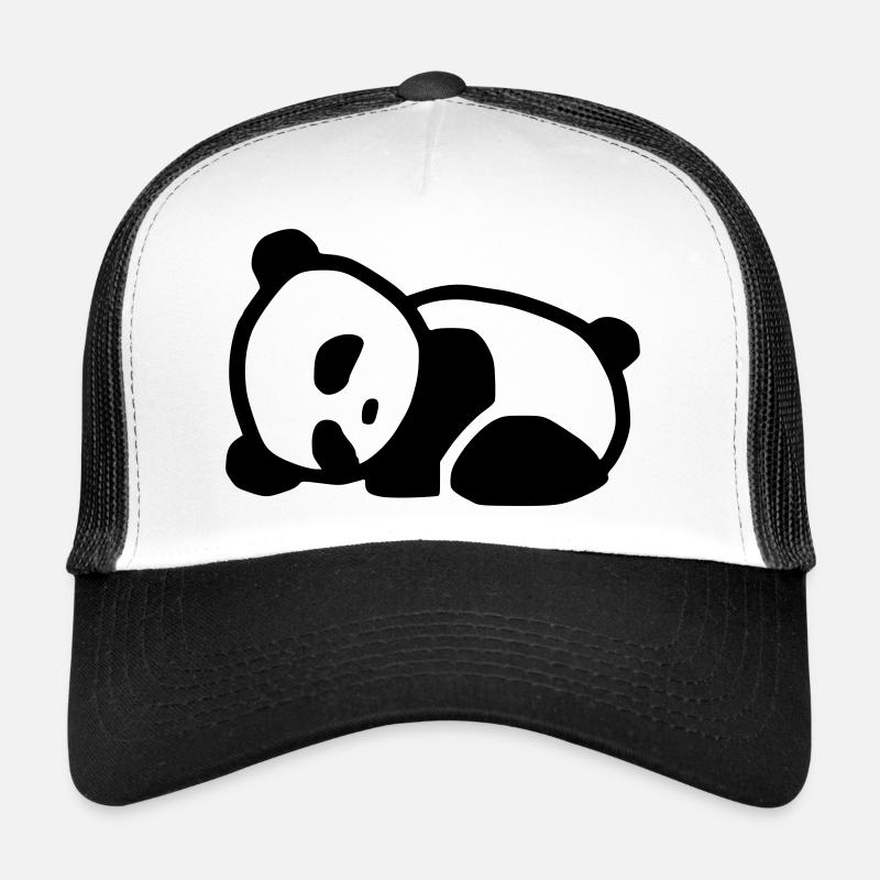 cuddly panda - Trucker Cap - white/black