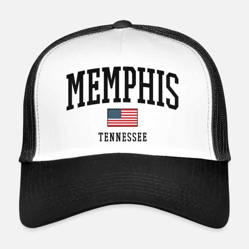 Drapeau de l’Arche de Memphis, Tennessee Casquette trucker 